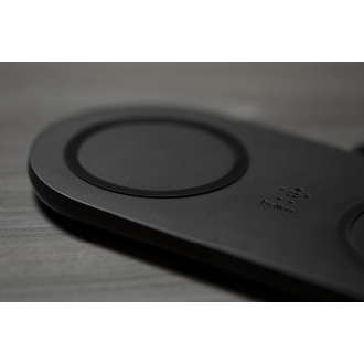 Base de carga inalámbrica doble Belkin 10W Boost Charge negro