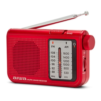 Radio portátil Aiwa rs-55 rojo
