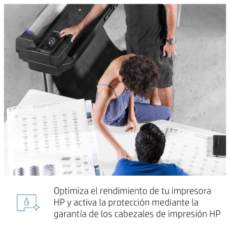 Cartucho original HP 728 negro mate