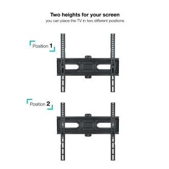 Soporte de pared TooQ LP7843TN-B 32" a 55" con doble brazo