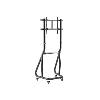 Soporte de suelo con ruedas Equip 650608 37" a 80" fijo negro