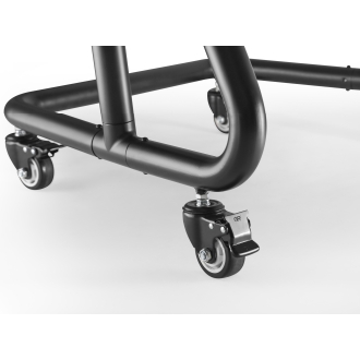 Soporte de suelo con ruedas Equip 650608 37" a 80" fijo negro