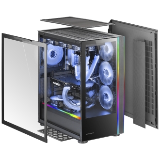 Caja E-ATX Mars Gaming MC-ULTRA doble línea ARGB negro