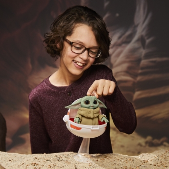 Figura interactiva hasbro star wrs wild ridin' grogu