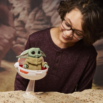 Figura interactiva hasbro star wrs wild ridin' grogu