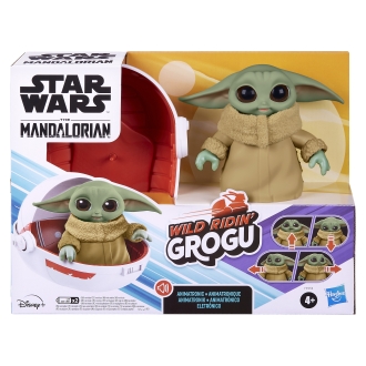 Figura interactiva hasbro star wrs wild ridin' grogu