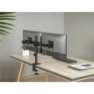 Soporte Mesa Equip 650157 17" a 32" 2 pantallas con brazo