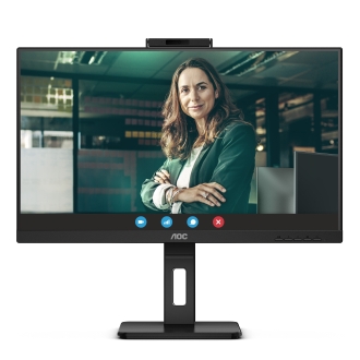 Monitor AOC Q27P3CW 27" IPS QHD HDMI DP webcam pivotante multimedia