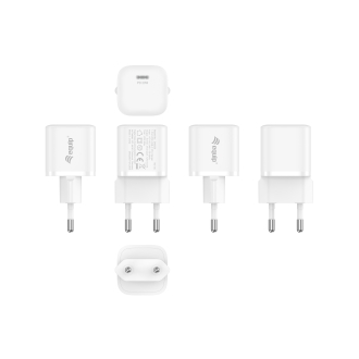 Pack 25 unidades cargador de pared Quick Charge PD 1 USB-C 20W Equip Life
