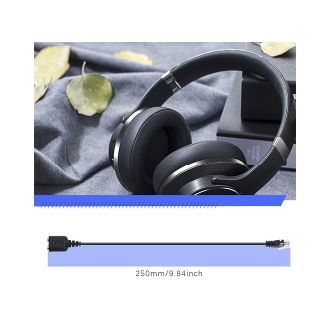 Adaptador RJ9 a 3.5mm para conexion de headset a telefono