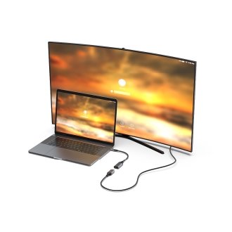 Adaptador Equip USB Tipo C macho a DisplayPort hembra 1.4 8K