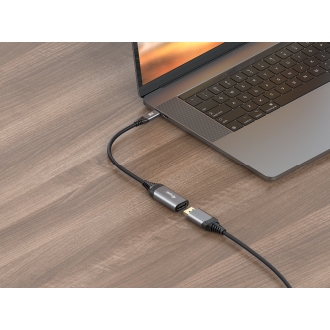 Adaptador Equip USB Tipo C macho a DisplayPort hembra 1.4 8K