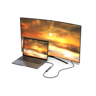 Adaptador Equip USB Tipo C macho a HDMI hembra 2.1 8K 15cm