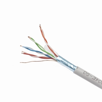 BOBINA CABLE DE RED GEMBIRD CAT5E FTP 100M RIGIDO CCA GRIS