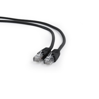 Cable de red Gembird Cat6 UTP moldeado 1m negro
