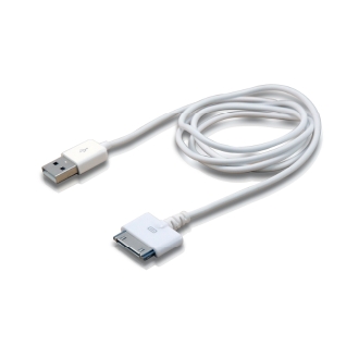 KIT APPLE CARGADOR CONCEPTRONIC PARA COCHE A 2 USB 5V 2A Y CABLE USB APPLE 1105228