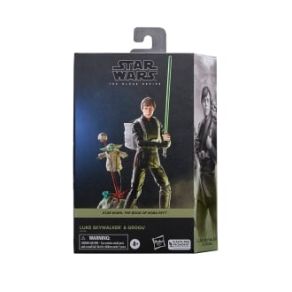 Figura hasbro star wars the black series luke skywalker & grogu