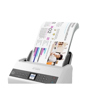 Escáner documental Epson WorkForce DS-730N A4 40ppm USB red