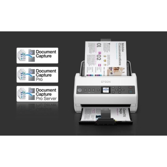Escáner documental Epson WorkForce DS-730N A4 40ppm USB red