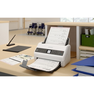 Escáner documental Epson WorkForce DS-730N A4 40ppm USB red