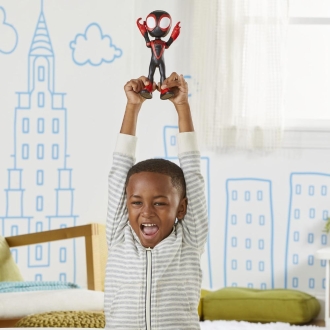 Figura gigante hasbro marvel spidey and his amazing friends miles morales