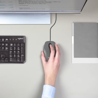 Raton Logitech m100 optico usb negro