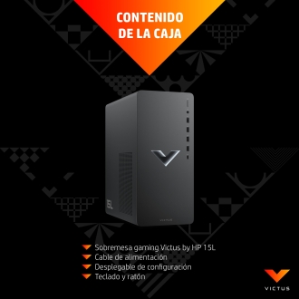 HP Victus 15L TG02-0167NS I5-12400F 16GB 512GB + HDD 1TB RTX 3050 FreeDOS