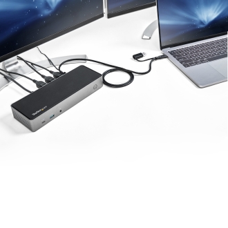 Adaptador StarTech para Tres Monitores DisplayPort y HDMI 4K de 60H