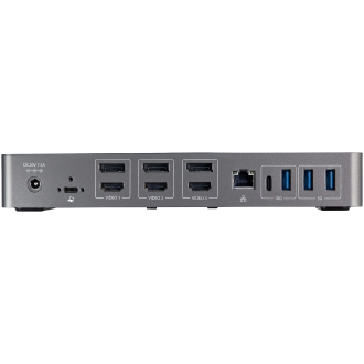 Adaptador StarTech para Tres Monitores DisplayPort y HDMI 4K de 60H