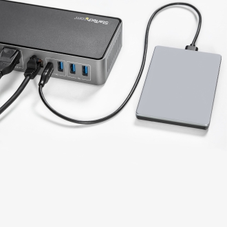 Adaptador StarTech para Tres Monitores DisplayPort y HDMI 4K de 60H