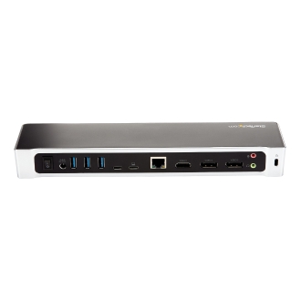 Adaptador StarTech Replicador USB Tipo C para 3 Monitores 4K 2x DP y HDMI - PD 100W