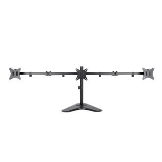 Soporte de mesa TooQ DB1704TN-B 17" a 27" 2 pantallas con peana