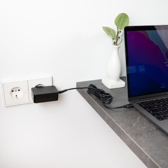 Cargador de pared TooQ USB Tipo C PD 65W con sistema GAN