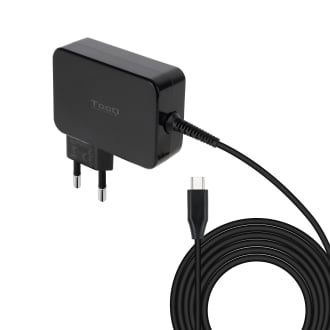 Cargador TooQ USB Tipo C PD 90W Sistema GaN