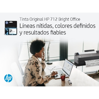 Cartucho original HP 712 80ml negro