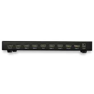 Divisor Splitter HDMI de 8 Puertos - 4K 60Hz con Audio 7.1 - 3840 × 2160 - 1 x Entrada HDMI - 8 x Salida HDMI