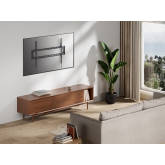 Soporte de pared Equip 650338 60" a 120" fijo negro