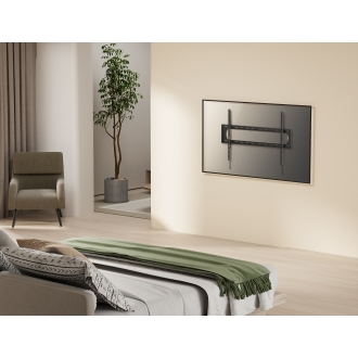 Soporte de pared Equip 650338 60" a 120" fijo negro
