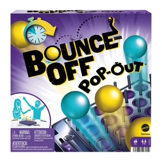 Mattel Bounce Off Pop-Out! - Juego de Mesa Divertido para Niños a Partir de 7 Años