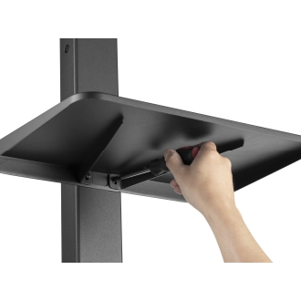 Soporte de suelo para TV Equip 650613 37" a 75" negro