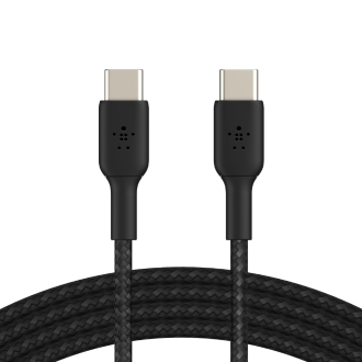 Cable trenzado Belkin Boost Charge USB tipo C macho/macho 1m negro