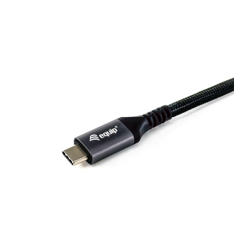 Cable Equip USB tipo C 4 Gen2x2 macho/macho transferencia 20G 100w 4k 2m negro