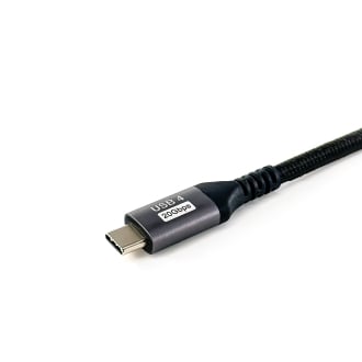 Cable Equip USB tipo C 4 Gen2x2 macho/macho transferencia 20G 100w 4k 2m negro