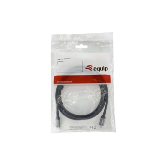 Cable Equip USB tipo C 4 Gen2x2 macho/macho transferencia 20G 100w 4k 2m negro