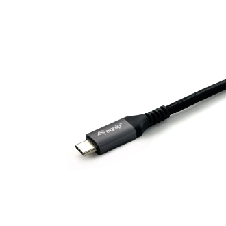 Cable extensor Equip USB tipo C 3.2 macho a USB tipo C hembra, transferencia 10G 3A 0.5m