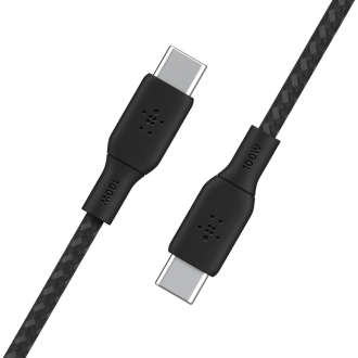 Cable Belkin USB tipo C macho/macho Boost Charge 2m 100W doble trenzado negro
