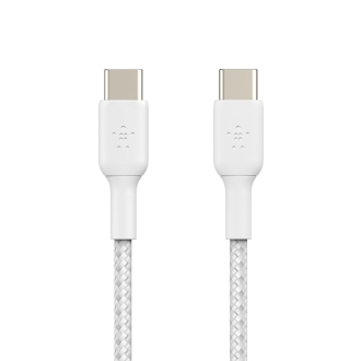 Cable trenzado Belkin Boost Charge USB tipo C macho/macho 1m blanco