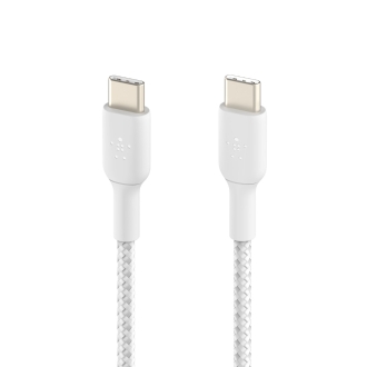 Cable trenzado Belkin Boost Charge USB tipo C macho/macho 1m blanco