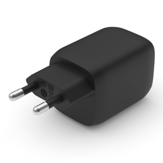 Cargador Belkin 2xUSB tipo C Gan Boost Charge Pro 65W (45W + 20W) negro