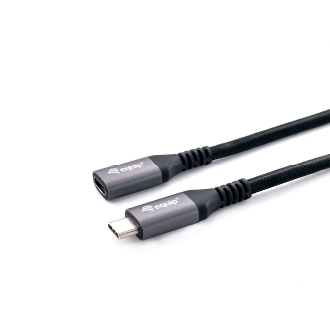 Cable extensor Equip USB tipo C 3.2 Gen 2 macho a USB tipo C hembra USB 10G 4K 1m